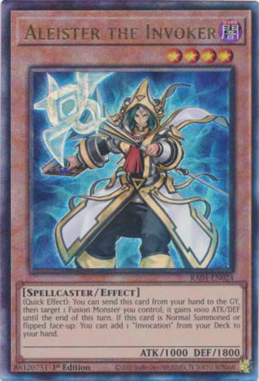 Aleister the Invoker - RA04-EN024-UTR - (V.7 - Ultimate Rare) 1st Edition
