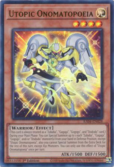 Utopic Onomatopoeia - RA04-EN028-UR - (V.2 - Ultra Rare) 1st Edition