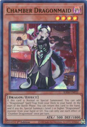 Chamber Dragonmaid - RA04-EN032-UR - (V.2 - Ultra Rare) 1st Edition