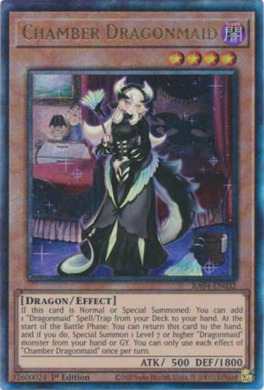 Chamber Dragonmaid - RA04-EN032-UTR - (V.7 - Ultimate Rare) 1st Edition