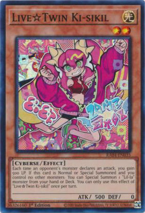 LiveTwin Ki-sikil - RA04-EN035-SR - (V.1 - Super Rare) 1st Edition