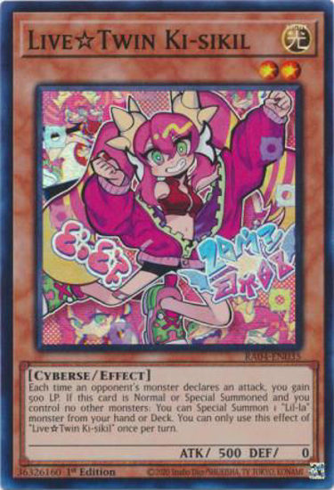 LiveTwin Ki-sikil - RA04-EN035-SR - (V.1 - Super Rare) 1st Edition
