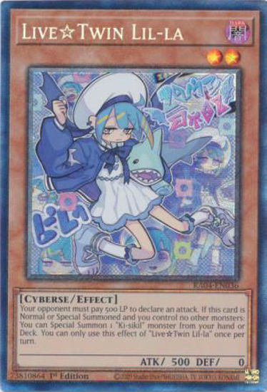 LiveTwin Lil-la - RA04-EN036-CR - (V.6 - Collector's Rare) 1st Edition