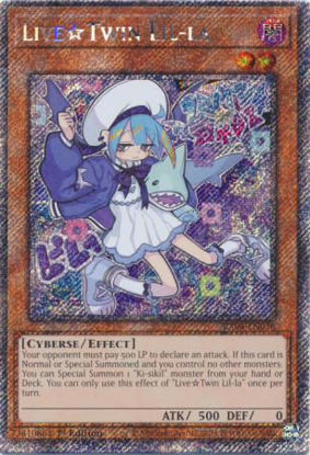 LiveTwin Lil-la - RA04-EN036-PSR - (V.4 - Platinum Secret Rare) 1st Edition