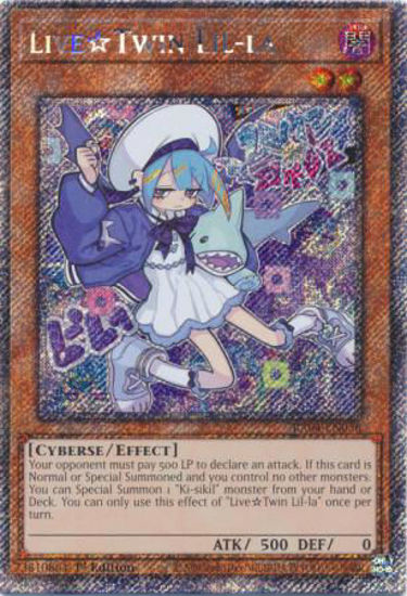 LiveTwin Lil-la - RA04-EN036-PSR - (V.4 - Platinum Secret Rare) 1st Edition