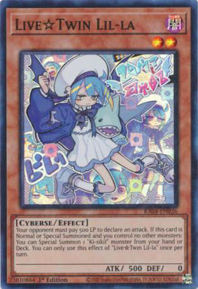 LiveTwin Lil-la - RA04-EN036-SR - (V.1 - Super Rare) 1st Edition