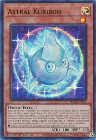 Astral Kuriboh - RA04-EN040-UR - (V.2 - Ultra Rare) 1st Edition
