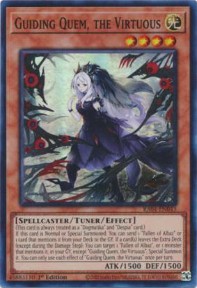 Guiding Quem, the Virtuous - RA04-EN043-SR - (V.1 - Super Rare) 1st Edition