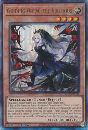 Guiding Quem, the Virtuous - RA04-EN043-UTR - (V.7 - Ultimate Rare) 1st Edition