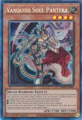 Vanquish Soul Pantera - RA04-EN044-CR - (V.6 - Collector's Rare) 1st Edition