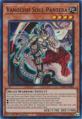 Vanquish Soul Pantera - RA04-EN044-SR - (V.1 - Super Rare) 1st Edition
