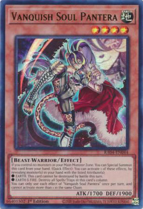Vanquish Soul Pantera - RA04-EN044-UR - (V.2 - Ultra Rare) 1st Edition