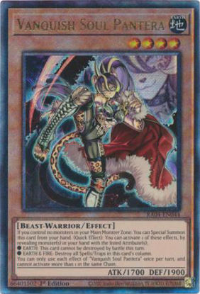 Vanquish Soul Pantera - RA04-EN044-UTR - (V.7 - Ultimate Rare) 1st Edition