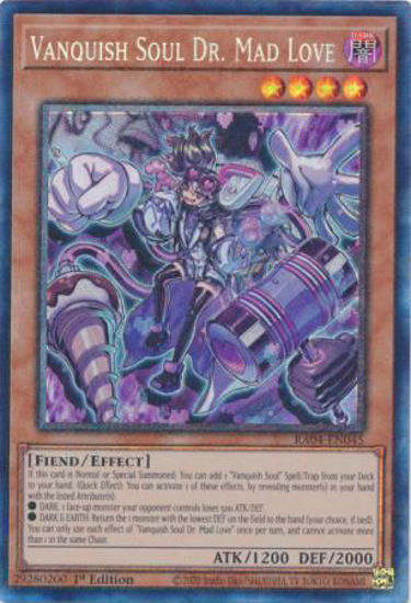 Vanquish Soul Dr. Mad Love - RA04-EN045-CR - (V.6 - Collector's Rare) 1st Edition
