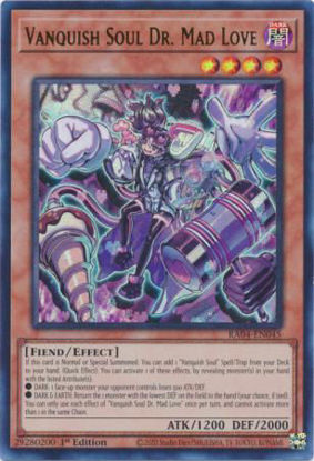 Vanquish Soul Dr. Mad Love - RA04-EN045-UR - (V.2 - Ultra Rare) 1st Edition