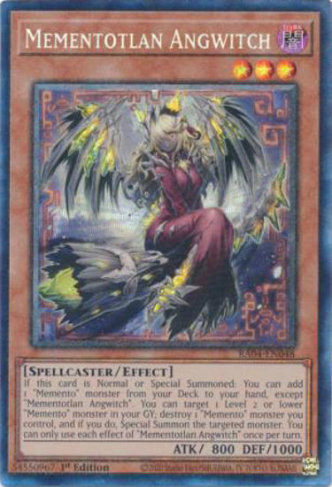 Mementotlan Angwitch - RA04-EN048-CR - (V.6 - Collector's Rare) 1st Edition