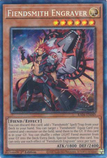Fiendsmith Engraver - RA04-EN049-CR - (V.6 - Collector's Rare) 1st Edition