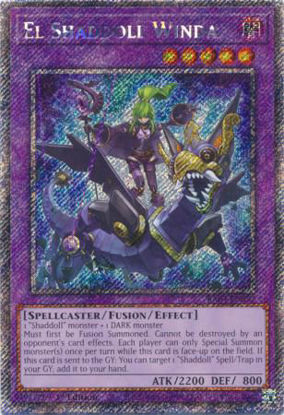 El Shaddoll Winda - RA04-EN052-PSR - (V.4 - Platinum Secret Rare) 1st Edition