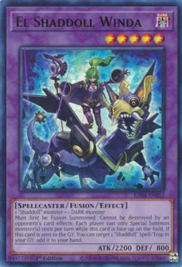 El Shaddoll Winda - RA04-EN052-UR - (V.2 - Ultra Rare) 1st Edition