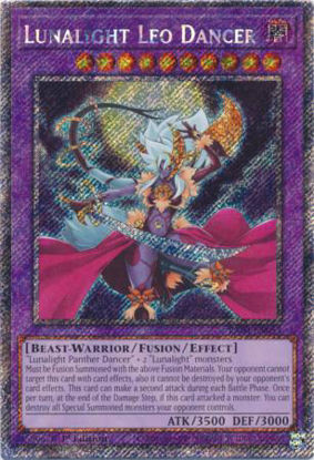 Lunalight Leo Dancer - RA04-EN053-PSR - (V.4 - Platinum Secret Rare) 1st Edition