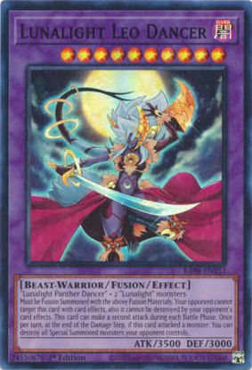 Lunalight Leo Dancer - RA04-EN053-SR - (V.1 - Super Rare) 1st Edition