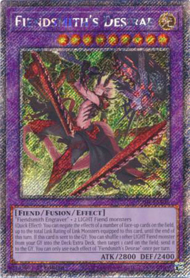 Fiendsmith's Desirae - RA04-EN056-PSR - (V.4 - Platinum Secret Rare) 1st Edition