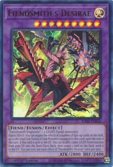 Fiendsmith's Desirae - RA04-EN056-UR - (V.2 - Ultra Rare) 1st Edition