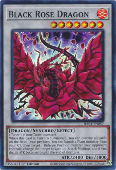 Black Rose Dragon - RA04-EN057-SR - (V.1 - Super Rare) 1st Edition