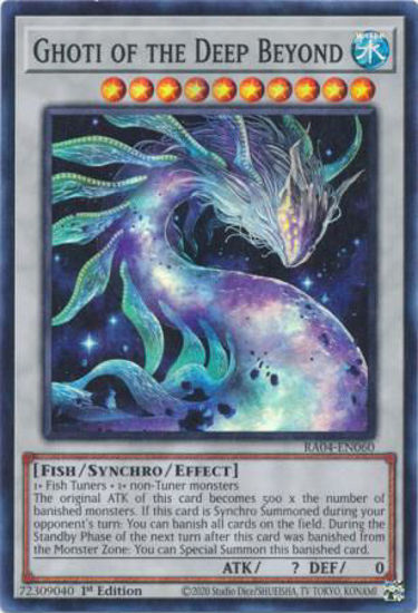 Ghoti of the Deep Beyond - RA04-EN060-SR - (V.1 - Super Rare) 1st Edition