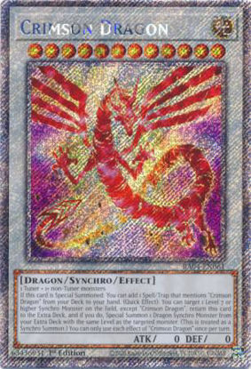 Crimson Dragon - RA04-EN061-SCR - (V.3 - Secret Rare) 1st Edition