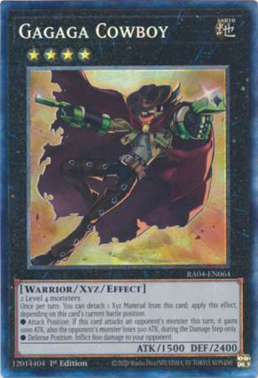 Gagaga Cowboy - RA04-EN064-CR - (V.6 - Collector's Rare) 1st Edition