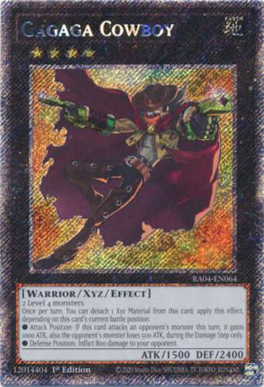 Gagaga Cowboy - RA04-EN064-SCR - (V.3 - Secret Rare) 1st Edition
