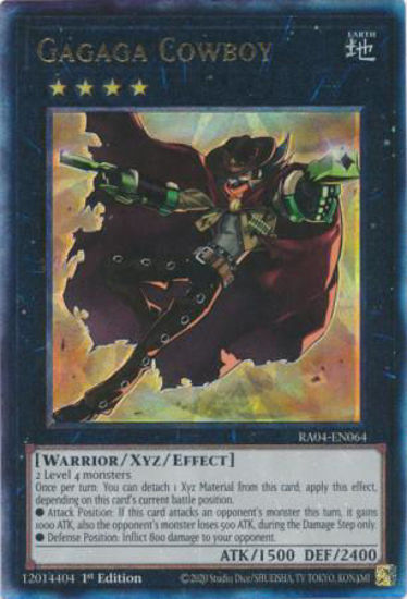 Gagaga Cowboy - RA04-EN064-UTR - (V.7 - Ultimate Rare) 1st Edition