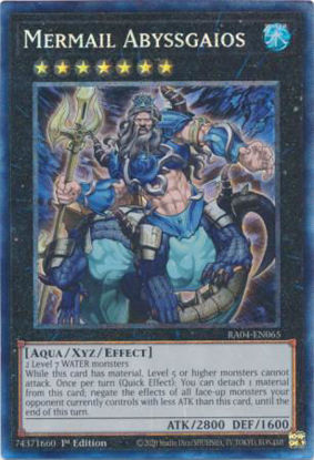 Mermail Abyssgaios - RA04-EN065-CR - (V.6 - Collector's Rare) 1st Edition