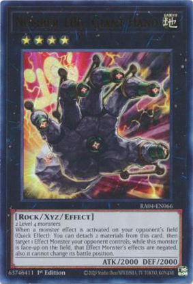 Number 106: Giant Hand - RA04-EN066-UR - (V.2 - Ultra Rare) 1st Edition