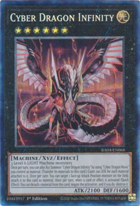 Cyber Dragon Infinity - RA04-EN068-CR - (V.6 - Collector's Rare) 1st Edition