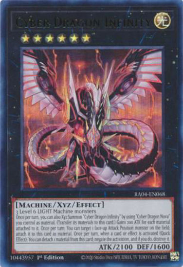 Cyber Dragon Infinity - RA04-EN068-UR - (V.2 - Ultra Rare) 1st Edition