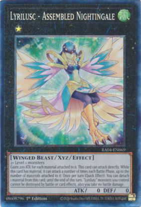 Lyrilusc - Assembled Nightingale - RA04-EN069-CR - (V.6 - Collector's Rare) 1st Edition
