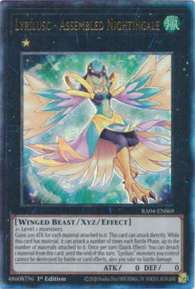 Lyrilusc - Assembled Nightingale - RA04-EN069-QCR - (V.5 - Quarter Century Secret Rare) 1st Edition