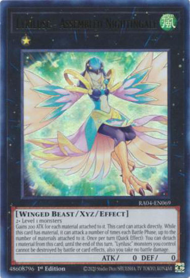 Lyrilusc - Assembled Nightingale - RA04-EN069-UR - (V.2 - Ultra Rare) 1st Edition
