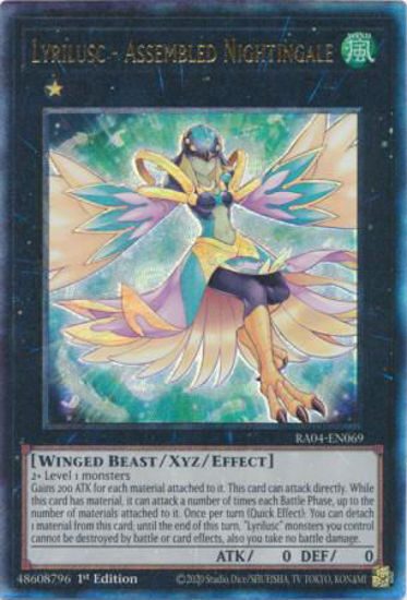 Lyrilusc - Assembled Nightingale - RA04-EN069-UTR - (V.7 - Ultimate Rare) 1st Edition
