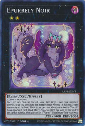 Epurrely Noir - RA04-EN071-SR - (V.1 - Super Rare) 1st Edition