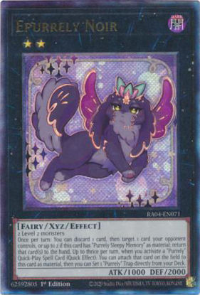 Epurrely Noir - RA04-EN071-UTR - (V.7 - Ultimate Rare) 1st Edition
