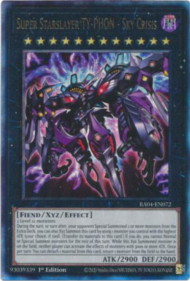 Super Starslayer TY-PHON - Sky Crisis - RA04-EN072-UTR - (V.7 - Ultimate Rare) 1st Edition