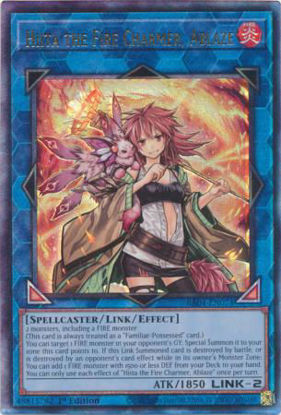 Hiita the Fire Charmer, Ablaze - RA04-EN074-UTR - (V.7 - Ultimate Rare) 1st Edition