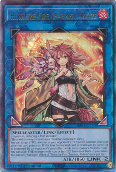 Hiita the Fire Charmer, Ablaze - RA04-EN074-UTR - (V.7 - Ultimate Rare) 1st Edition