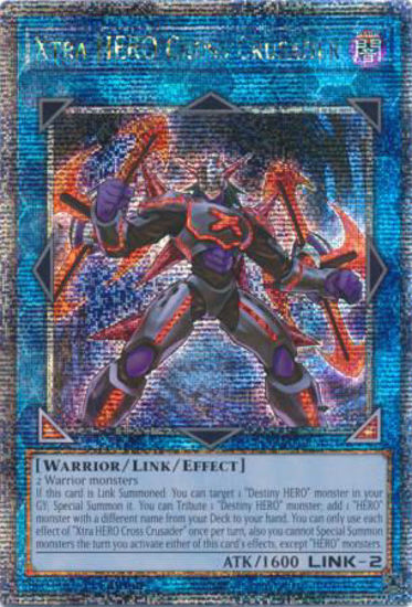 Xtra HERO Cross Crusader - RA04-EN076-SCR - (V.3 - Secret Rare) 1st Edition