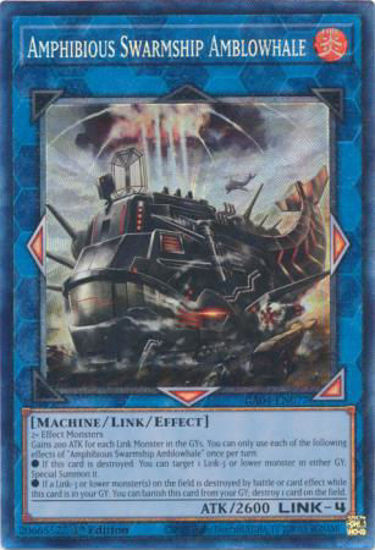 Amphibious Swarmship Amblowhale - RA04-EN077-CR - (V.6 - Collector's Rare) 1st Edition