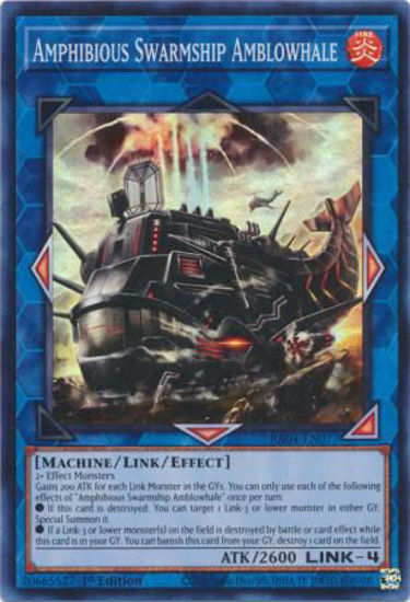 Amphibious Swarmship Amblowhale - RA04-EN077-SR - (V.1 - Super Rare) 1st Edition