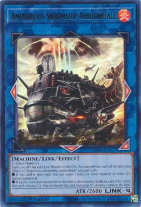 Amphibious Swarmship Amblowhale - RA04-EN077-UR - (V.2 - Ultra Rare) 1st Edition